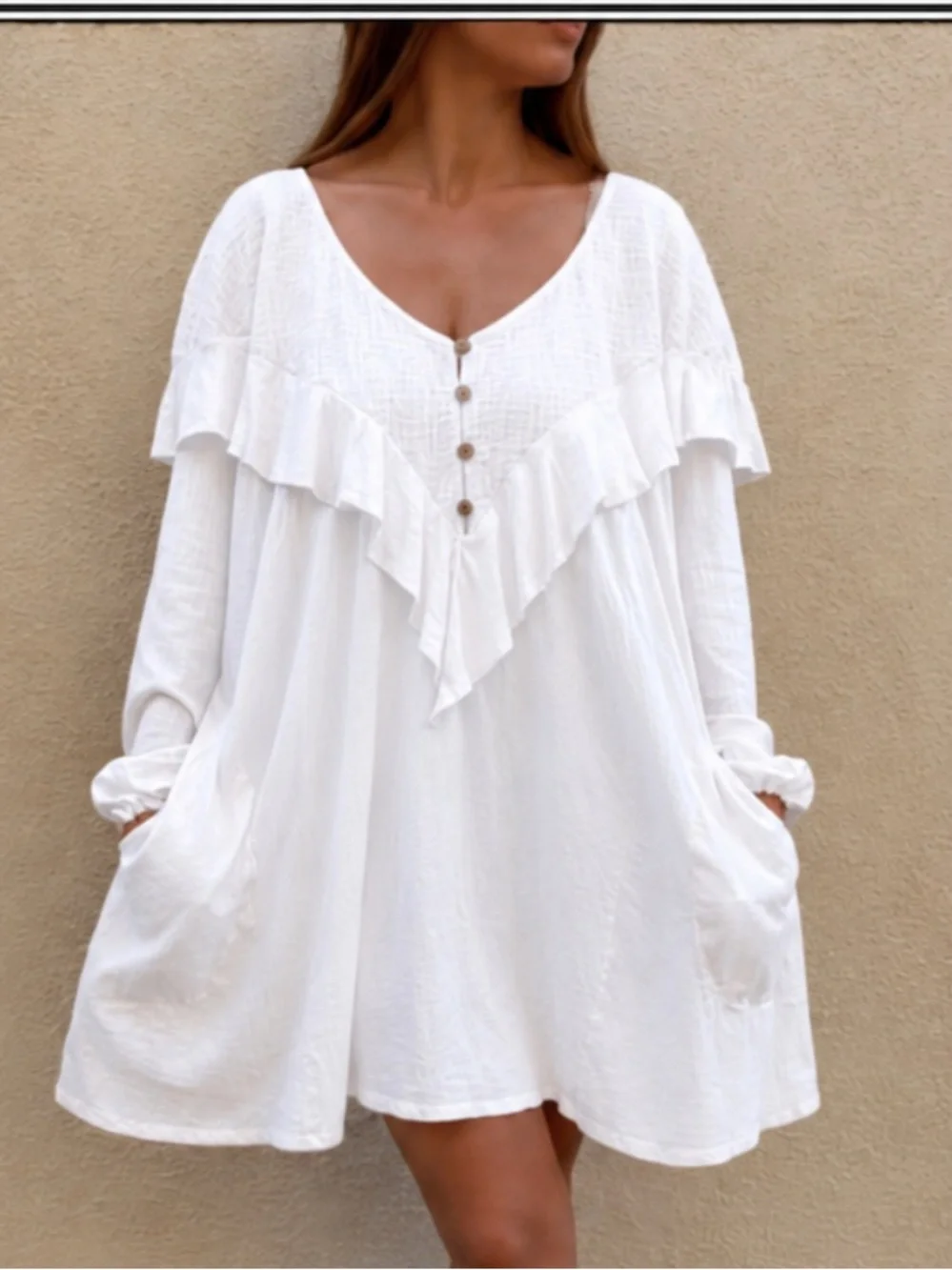 Free People Beach Aurora Mini Dress - Picture 1 of 5